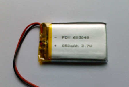 供应聚合物锂电池厂商603480 3.7V1700mah