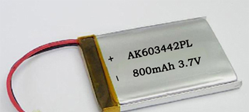 供应聚合物锂电池厂商623455 3.7V1250mah