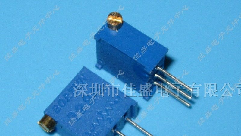 3296x多圈电位器 可调电阻 精密电位器 101  侧调