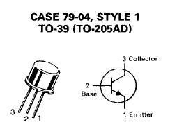 供应40V,0.7A通用NPN晶体管2N3053