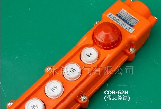 供应COB-62H 急停防水按钮开关 起重按钮开关