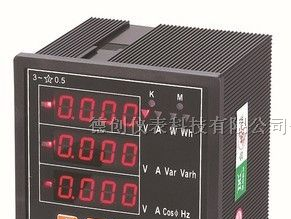 供应PZ194U-DX4三相电压表可选配RS 数字式热继电器