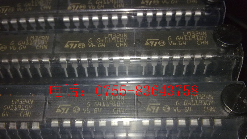 供应集成电路 运算放大器 缓冲放大器LM324N