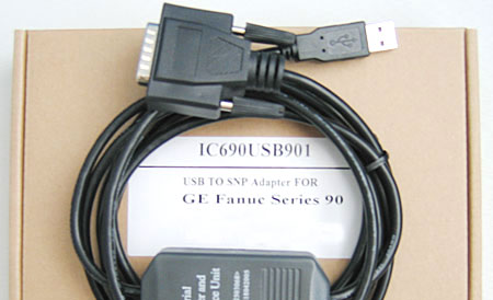 供应USB接口的GE90系列PLC编程接口电缆IC690USB901