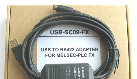 供应三菱FX系列和A系列PLC编程电缆USB-SC09