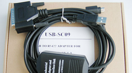 供应USB-SC09  USB接口的三菱 PLC 编程电缆