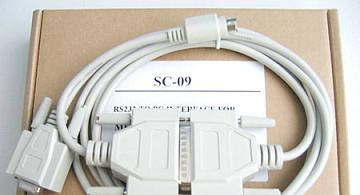 供应SC-09(白色) RS232 接口的三菱 PLC 编程电缆