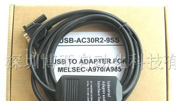 供应三菱A970/A985GOT触摸屏编程电缆USB-AC30R2-9SS