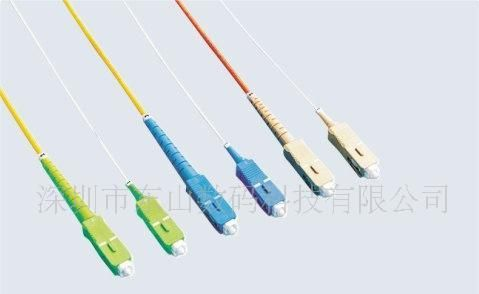 SC/PC单模单芯光纤跳线 光纤尾纤