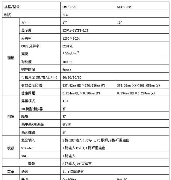 三星硬屏液晶监视器