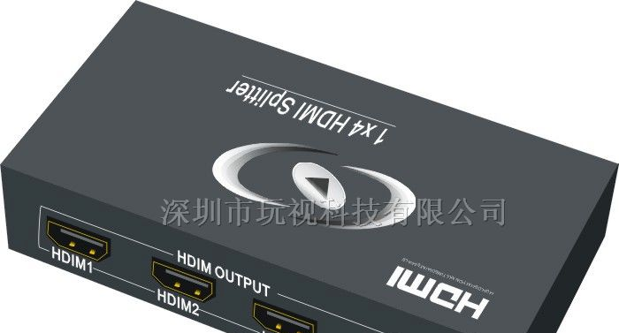 HDMI分配器一分四