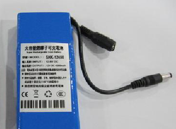供应12V4000mah锂电池,12V4AH聚合物锂电池