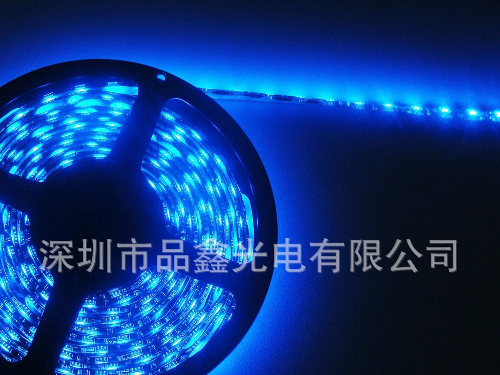 供应蓝光柔性LED灯条 120S柔性LED灯条 12V