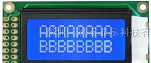 供应字符点阵屏HTM8*2液晶显示模块