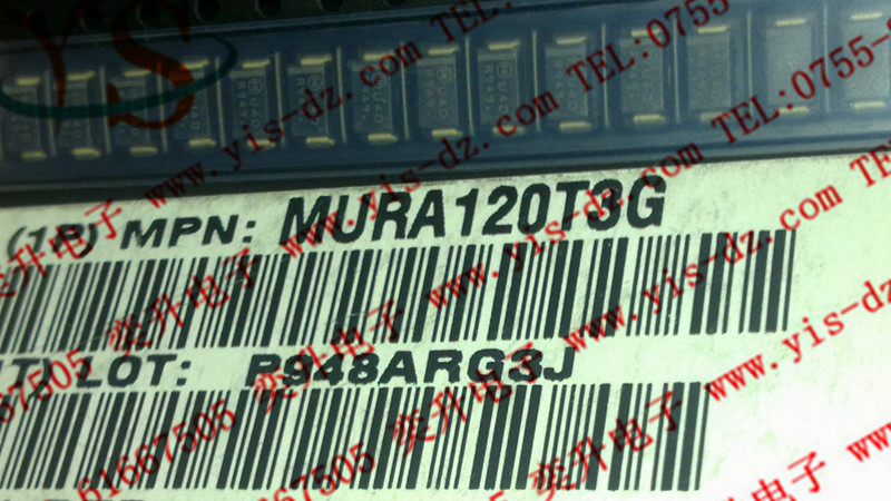 供应MURA120T3G安森美快恢复二极管