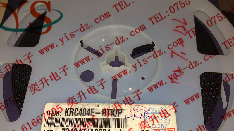 供应KRC404E-RTK/P原装KEC三极管