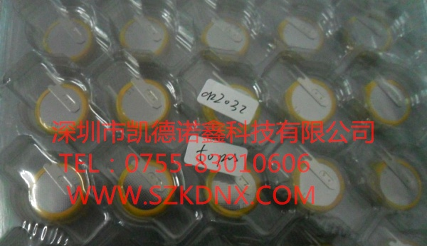 供应松下纽扣电池CR2032-1VB