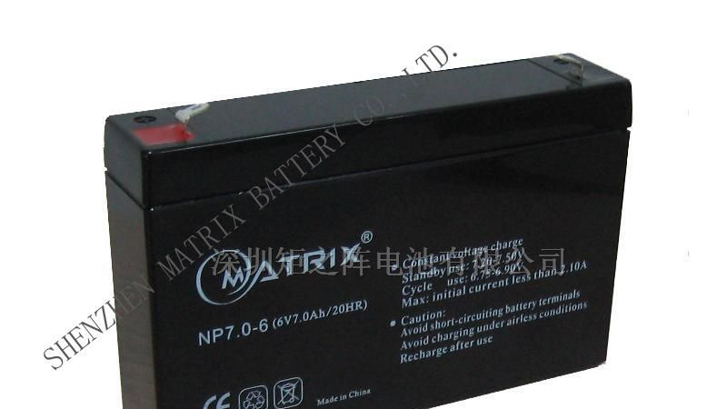 供应应急灯电源电池厂家6V7Ah免维护铅酸蓄电池