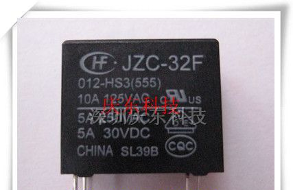 供应宏发继电器JZC-32F/012-ZS3(555)