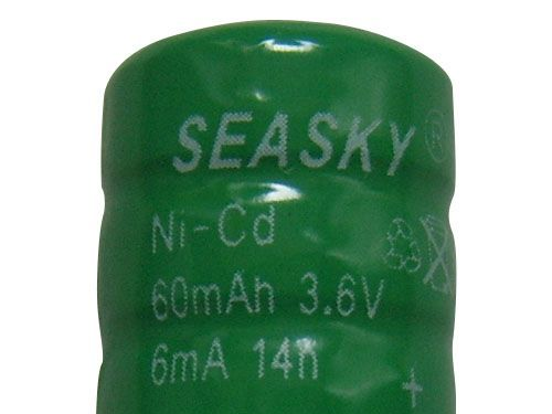 供应扣式镍镉充电电池/纽扣镍镉充电电池(60K 3.6V)