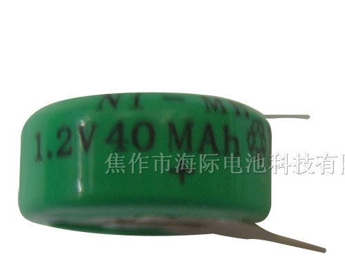 供应扣式镍氢充电电池/纽扣镍氢充电电池(40H 1.2V)