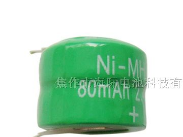 供应扣式镍氢充电电池/纽扣镍氢充电电池 (80H 2.4V)