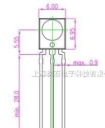 红外接收头AUK R94FV1A