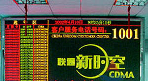 供应室内双色LED显示屏P4.76