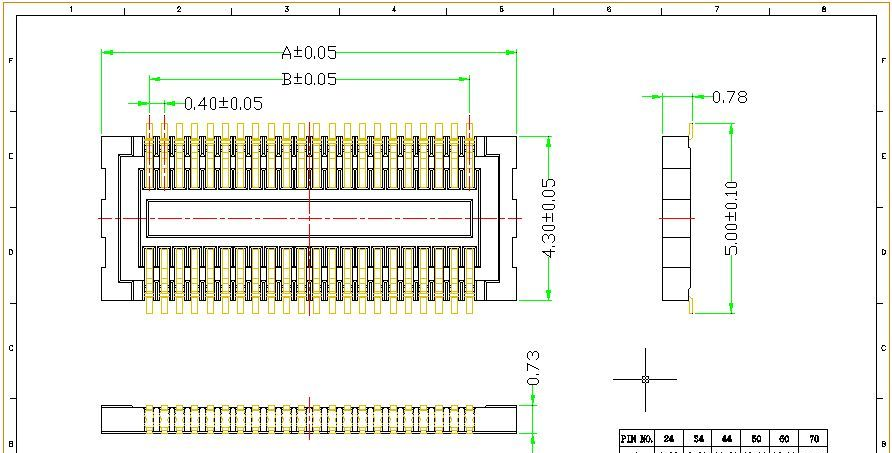 手机板对板连接器-京瓷5805（Kyocera）