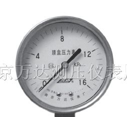 供应膜盒压力表