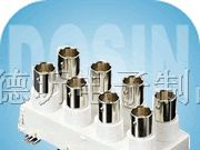 供应BNC2*4白胶90°连接器，BNC连接器，射频连接器