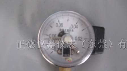 供应60MM径向真空电接点压力表