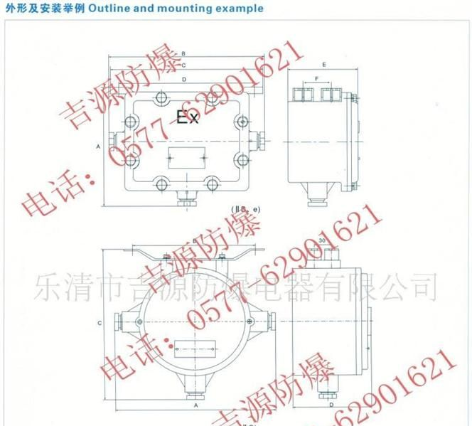 生产厂家直销防爆镇流器BDH