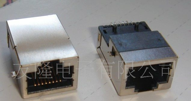SMT沉板RJ45连接器带网络滤波器