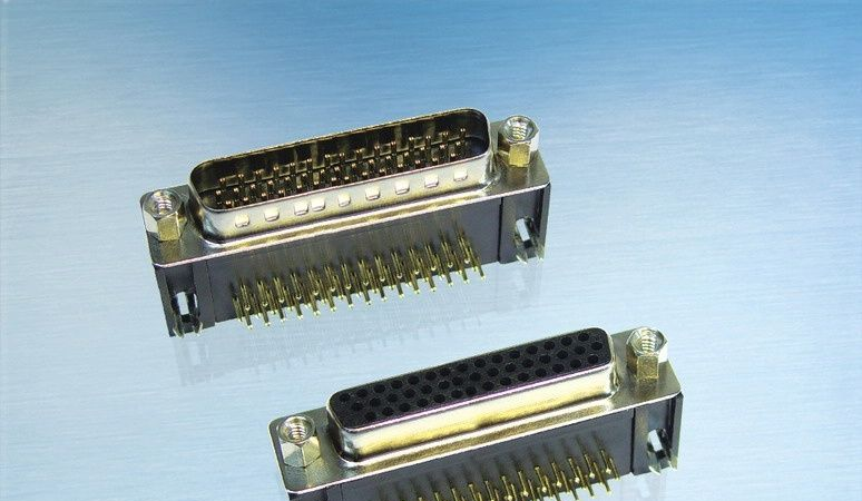 生产批发 弯脚压接/焊接型 D-SUB连接器