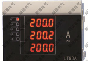 供应LT93A交流三电流数显表