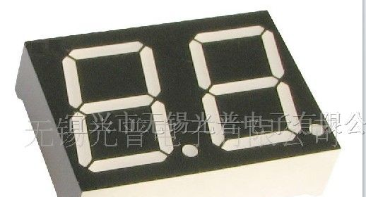供应超高亮红led 双八数码管