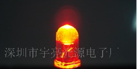 供应（大角度45度）5MM红色LED发光二极管