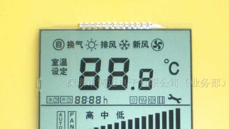 供应制订各种规格笔段式LCD液晶屏（黑白屏）