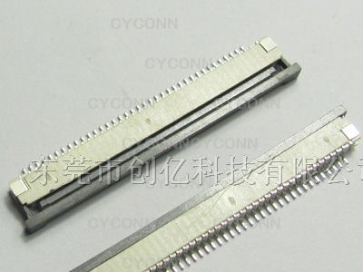 供应医疗连接器 1.0mm 37P FPC连接器 下接