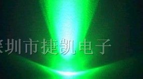 供应5MM白发翠绿高亮长脚LED发光二极管