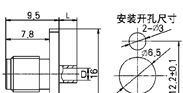 SMA射频同轴连接器 SMAY-KFB2-1