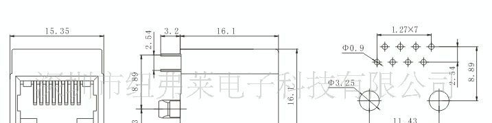 PCB连接器 RJ45连接器