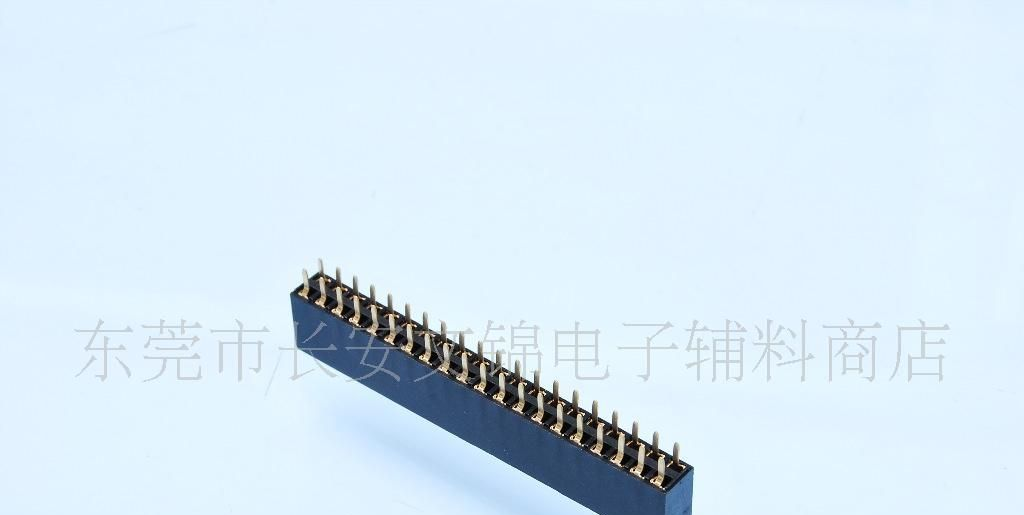 供应2.54SMT带定位柱排母连接器