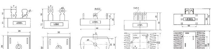 美格尔普通整流管模块 MDC MDA MDK110