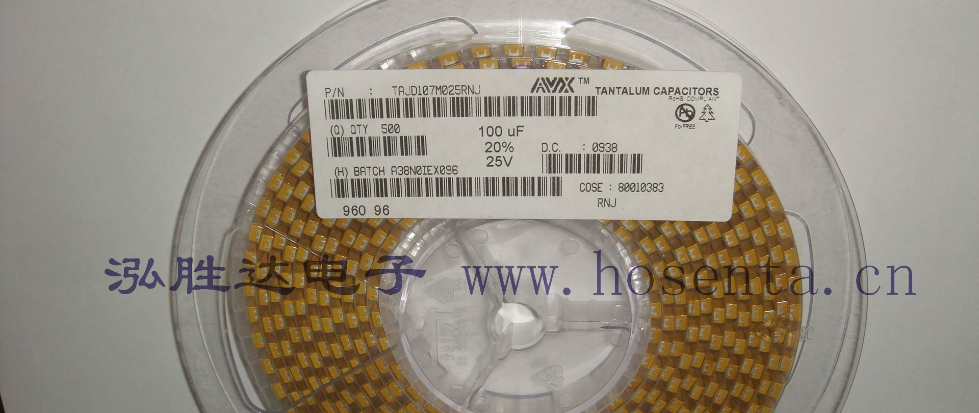 AVX 钽电容 100UF  16V/100UF 25V