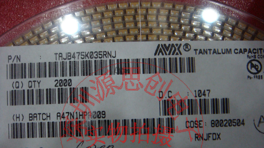 供应AVX钽电容TAJB475K035RNJ