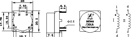 供应DRT802/301AIGBT驱动变压器