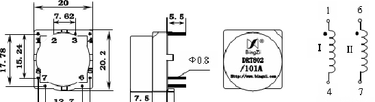 供应DRT802/101AIGBT驱动变压器