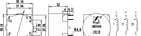 供应DRT803-311BIGBT驱动变压器